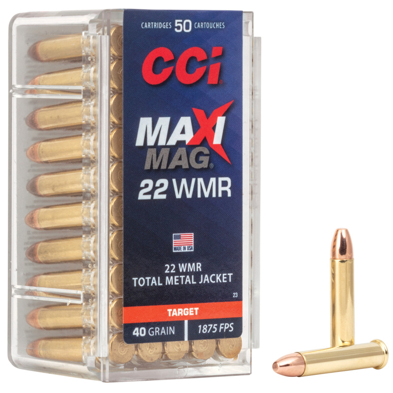 .22 Winchester Magnum Rimfire 40 Grain Total Metal Jacket