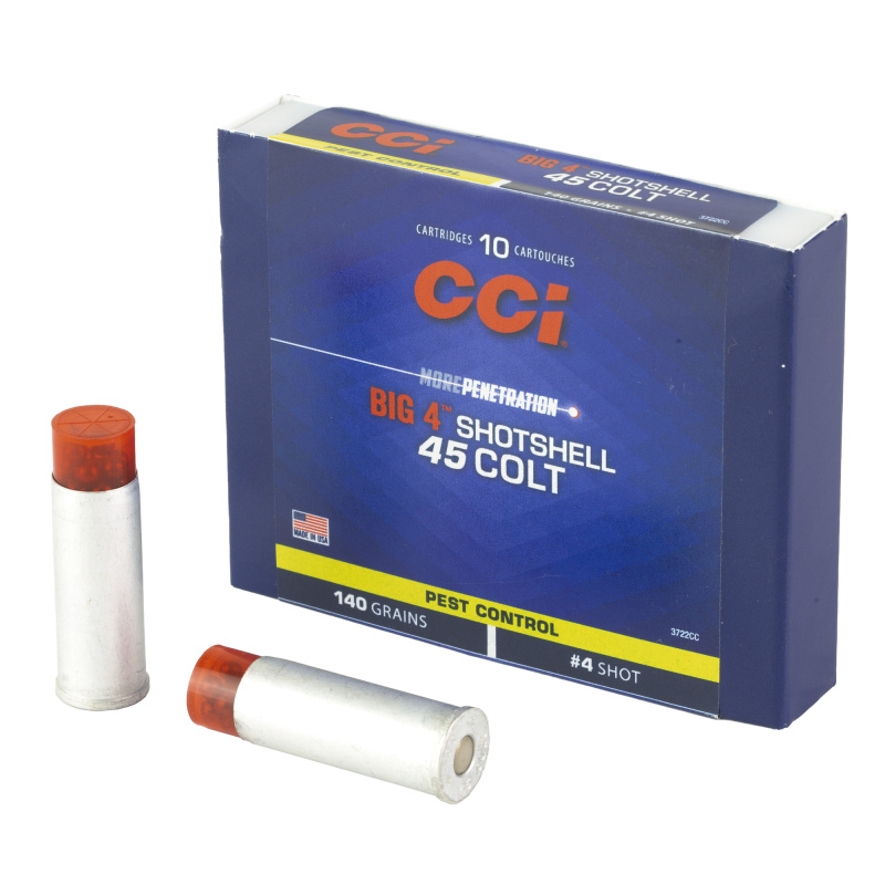 Centerfire Handgun Shotshells .45 Colt Shot Size 4 10 Per Box