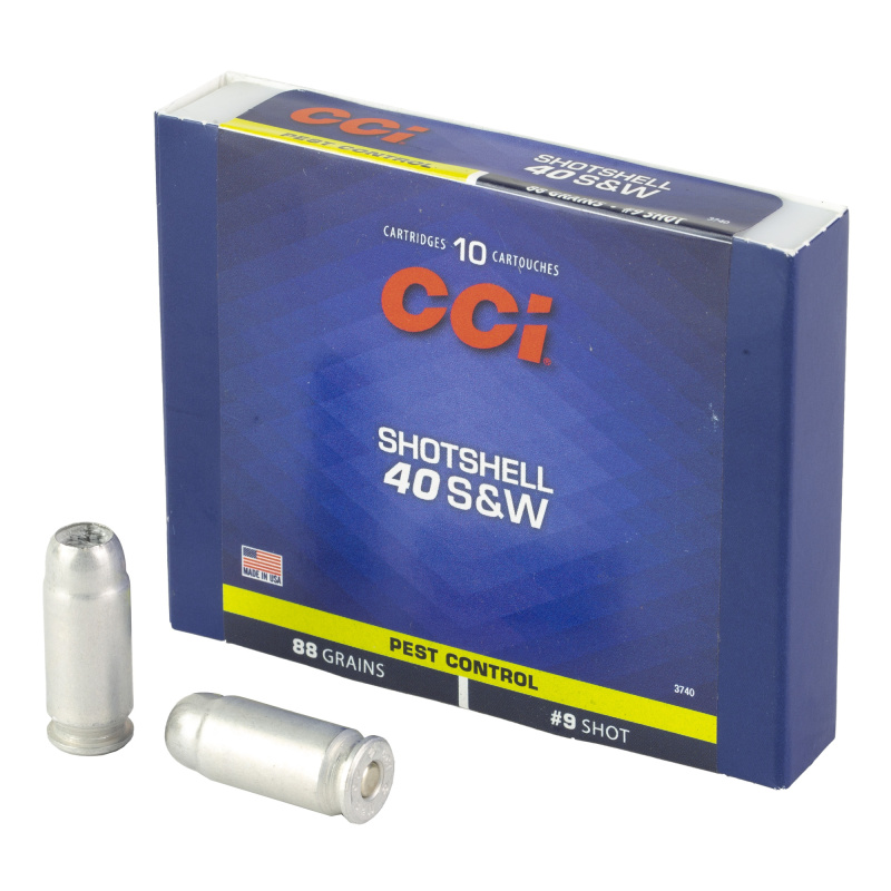 Centerfire Handgun Shotshells .40 S&W Shot Size 9 10 Per Box
