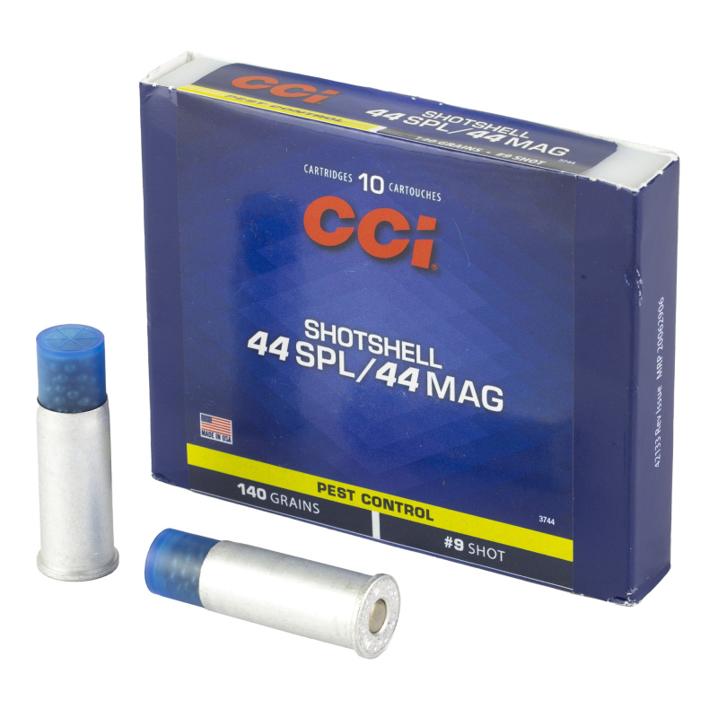 Centerfire Handgun Shotshells .44 Magnum/.44 Special Shot Size 9 10 Per Box