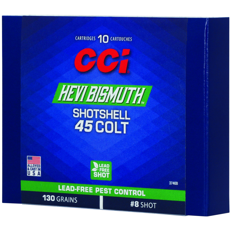 Hevi-Bismuth, 45 Colt, Bismuth Shot, 10 Round Box 3746B
