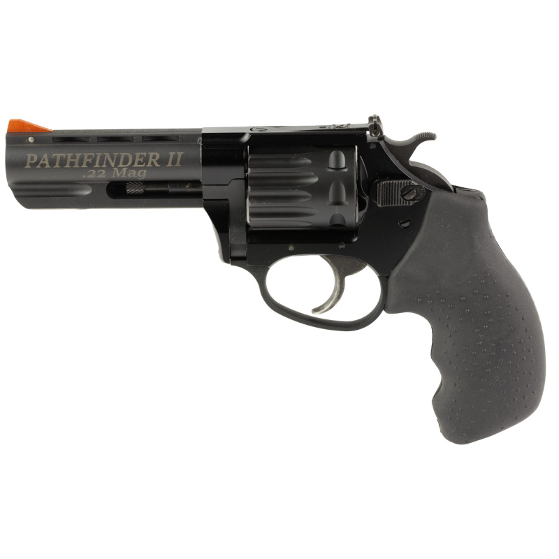 Pathfinder II, Revolver, Double/Single Action, 22 WMR, 3.5" Barrel, Aluminum Small Frame, Anodized Finish, Black, Compact Rubber Grips, Adjustable Rear Sight with Fixed Front, 8 Rounds 12335