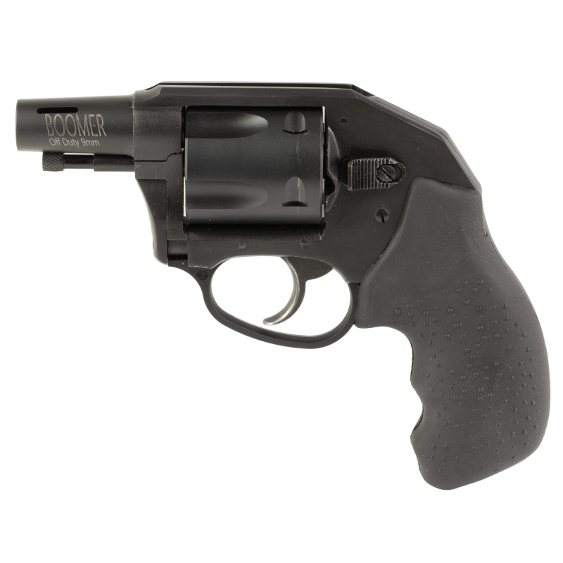 Boomer, Revolver, Double Action Only, 9MM, 2" Ported Barrel, Stainless Steel Frame, Passivate Finish, Black, Rubber Grip, Trenched Sight, 5 Rounds 19959