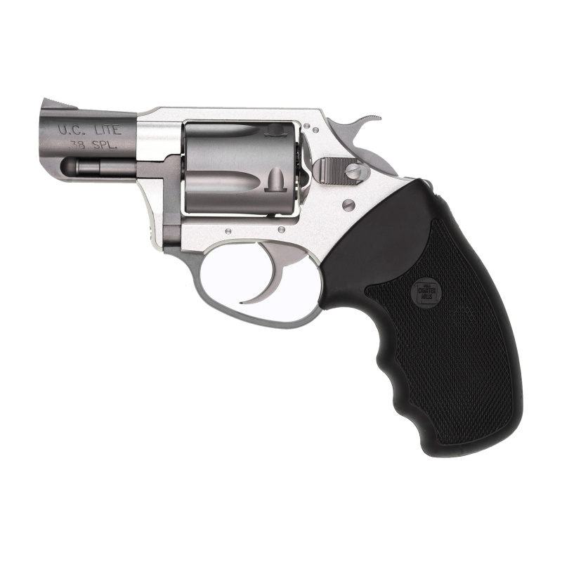 Undercover, 38 Special, 2" Barrel, Aluminum Frame, Stainless Finish, Rubber Grips, Fixed Sights, 5Rd, Ultra Lite, Fired Case 53820