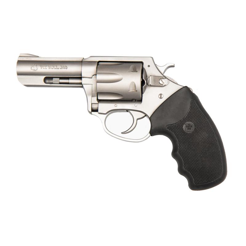 Pitbull, Revolver, 380 ACP, 2.2" Barrel, Steel Frame, Stainless Finish, 6Rd, Fixed Sights 73802