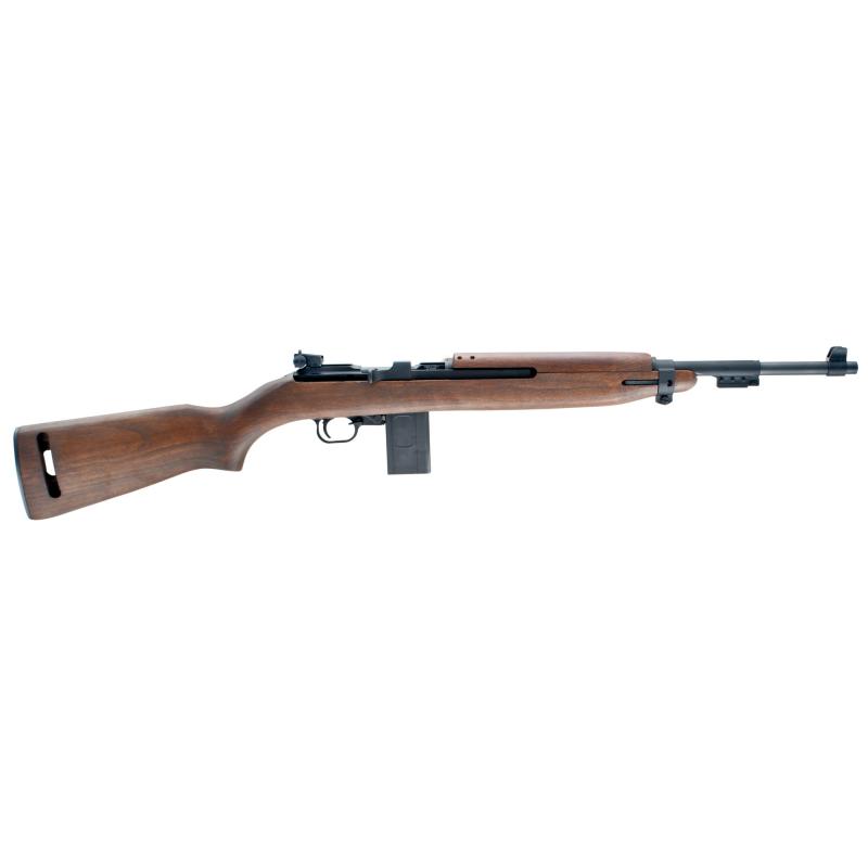 M1-22, Semi-automatic Rifle, 22lr, 19" Barrel, Blue Finish, Wood Stock, 2 Magazines, 10Rd, Fully Adjustable Rear Sight, Dovetail Rail for Scope Mount 500.082