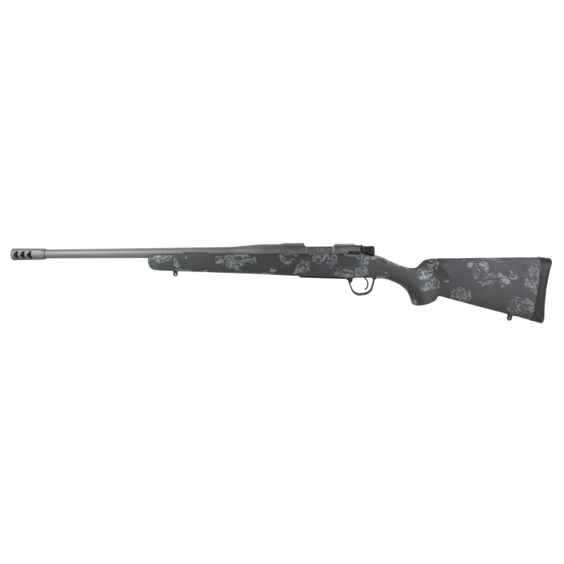 Mesa FFT, Bolt Action Rifle, 22 Creedmoor, 22" Barrel, Threaded 5/8X24, Cerakote Finish, Tungsten, Carbon Stock with Gray Accents, TriggerTech, Adjustable Trigger, 4 Rounds 801-01346-00
