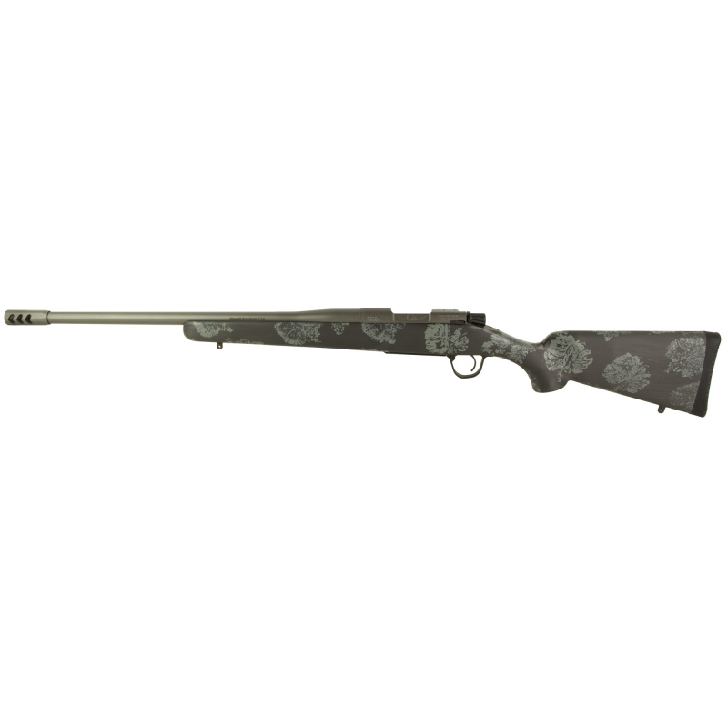 Mesa FFT,Bolt Action Rifle, 25 Creedmoor, 20" Barrel, Threaded 5/8X24, Cerakote Finish, Tungsten, Carbon Stock with Gray Accents, TriggerTech, Adjustable Trigger, 3 Rounds 801-01347-00