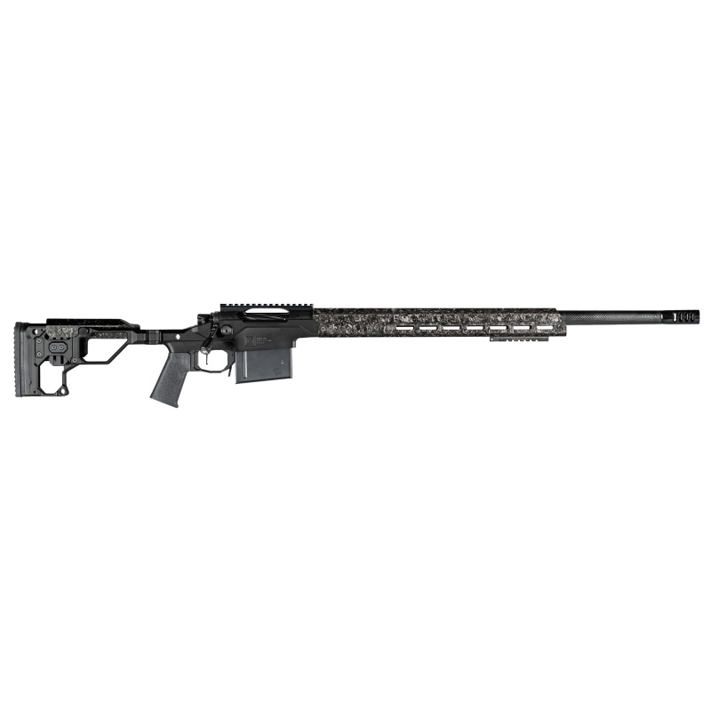 Modern Precision Rifle, Bolt Action Rifle, 25 Ceedmoor, 20" Barrel, Threaded 5/8X24, Nitride Finish, Black, Aluminum Chassis, TriggerTech, Adjustable Trigger, 3 Rounds, 1 Magazine 801-03179-00