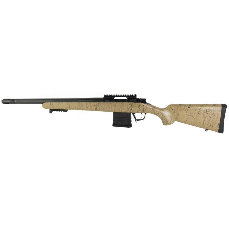 Ridgeline Scout | 308 Win 16 1:10 Black Nitride Carbon Fiber Sporter Tan with Black webbing