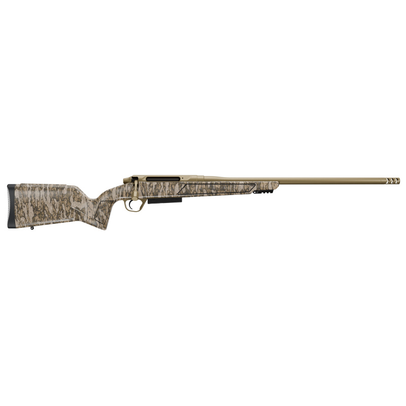 Evoke Mossy Oak, Bolt Action Rifle, 6.5 PRC, 22" Barrel, RFR Muzzle Brake, Cerakote Finish, Flat Dark Earth, Mossy Oak Hybrid Hunter Stock, TriggerTech Trigger, 5 Rounds, 1 Magazine 801-15014-00