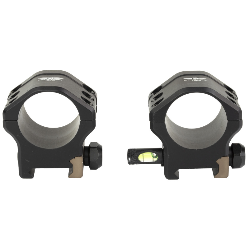 Tactical, 30MM Scope Rings, Medium Height, Black, Anodized 810-00042-01