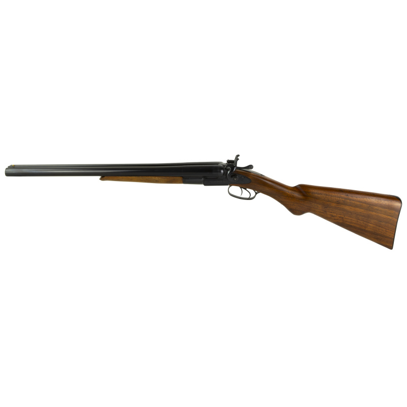 1878 Coach, Side by Side Shotgn, 12 Gauge, 3" Chamber, 20" Barrel, Blue Finish, Black, Wood Stock, 2 Rounds CG1878-20