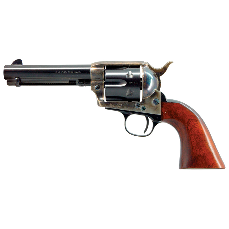 Model P .357 Caliber Pre-War 4.75 Inch Standard Blue Barrel Walnut Grip 6 Round