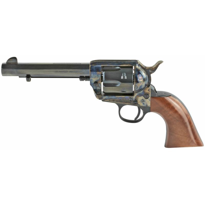 El Malo Revolver, Single Action, 45LC, 5.5" Barrel, Steel Frame, Blue Finish, Walnut Grips, 6Rd PP411MALO