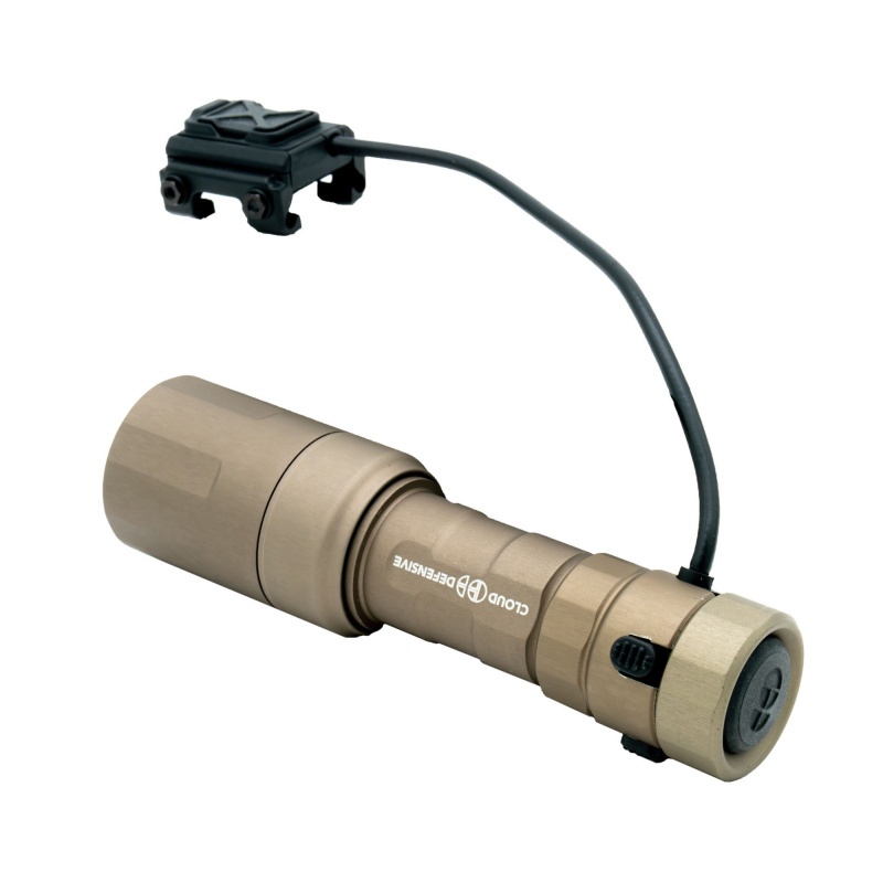 REIN 3.0 Micro, Weaponlight, 95,000 Candela, Accepts 18350 and CR123A Batteries, Picatinny Mount, Remote, LCS, Black REIN 3.0 MICRO-DF-S-FDE