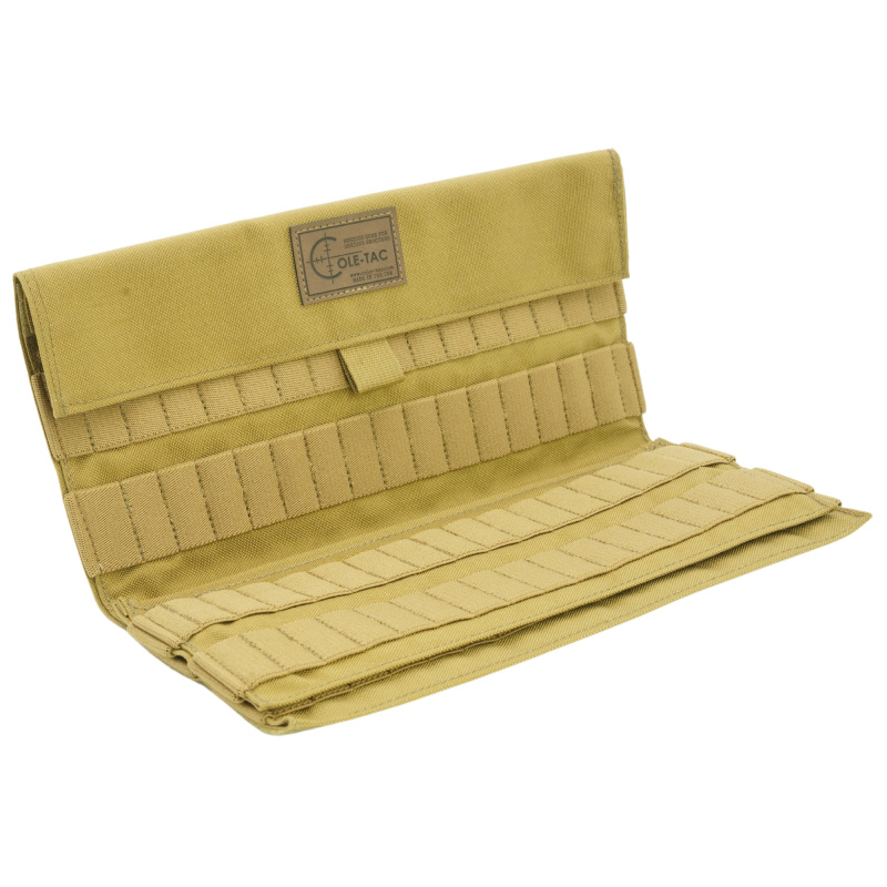 Ammo Novel, Shell Holder, Fits .22-250, .243, 6mm Creedmoor, 6.5mm Creedmoor, 7mm-08, .308, .338 Federal, 7mm Rem Mag, .270 Win, .30-06, 300 Win Mag, 338 Win Mag, 5.56/.223, 300 BLK, 204 Ruger, 6mm, Coyote Brown AN1002
