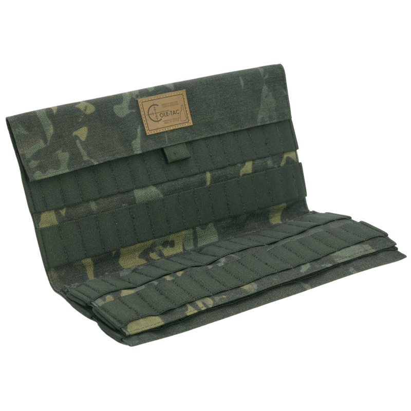 Ammo Novel, Shell Holder, Fits .22-250, .243, 6mm Creedmoor, 6.5mm Creedmoor, 7mm-08, .308, .338 Federal, 7mm Rem Mag, .270 Win, .30-06, 300 Win Mag, 338 Win Mag, 5.56/.223, 300 BLK, 204 Ruger, 6mm, Multi-Cam Black AN1005