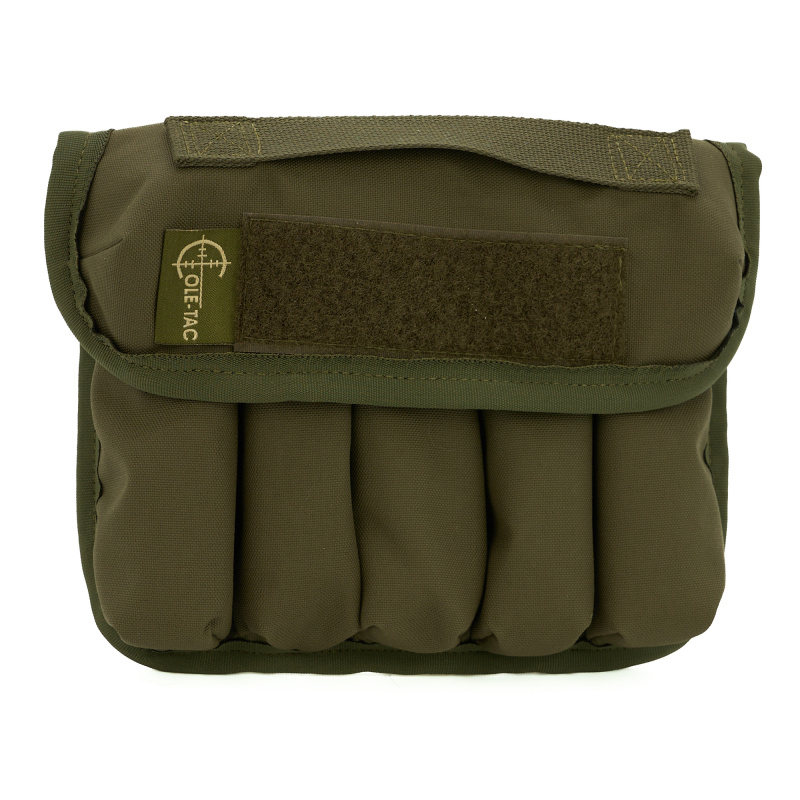 Can Caddy, Mini, 500 Denier Nylon, 9.25"x10.5"x2.5", Ranger Green, 5 Slots for Suppressor Storage CD205