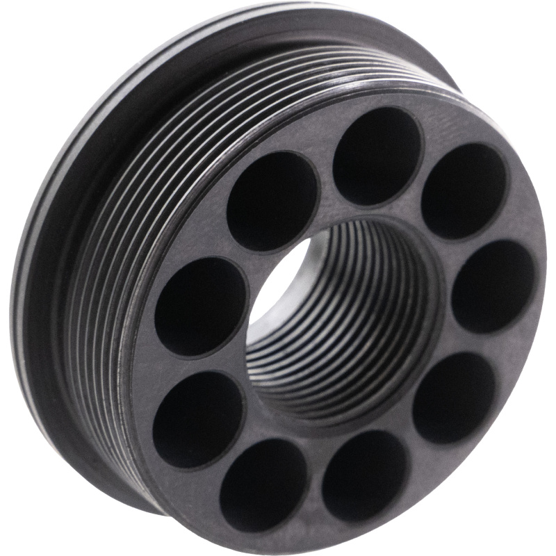 ZEROED HUB Mount, Direct Thread 5/8x24 to HUB 1.375"-24, Nitride Finish, Black 11DB016