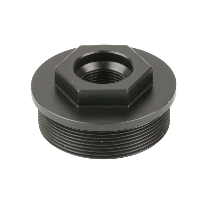 ZEROED HUB Mount, Direct Thread 1/2x28 to HUB 1.375"-24, Nitride Finish, Black 11DB017
