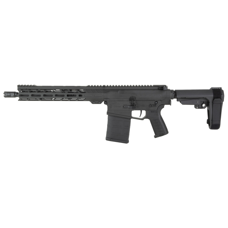 Banshee MK3, Semi-automatic, AR Pistol, 8.6 Blackout, 12.5" Barrel 5/8X24 Thread Pitch, Cerakote Finish, Armor Black, CMMG Pistol Grip, Pistol Stabilizing Brace, Ambidextrous Controls, 20 Rounds, 1 Magazine 33A030C-AB