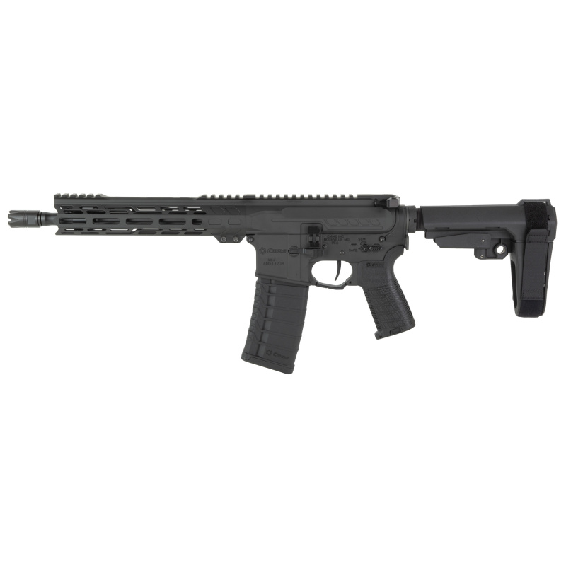 Banshee MK4, Semi-automatic, AR Pistol, 556NATO, 10.5" Barrel 1/2X28 Thread Pitch, Cerakote Finish, Armor Black, CMMG Pistol Grip, Pistol Stabilizing Brace, Ambidextrous Controls, 30 Rounds, 1 Magazine 55A420A-AB