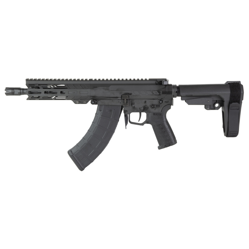 Banshee MK47, Semi-automatic, AR, 7.62X39, 8" Barrel 5/8X24 Thread Pitch, Cerakote Finish, Armor Black, CMMG Pistol Grip, Pistol Stabilizing Brace, Ambidextrous Controls, 30 Rounds, 1 Magazine 76A950A-AB