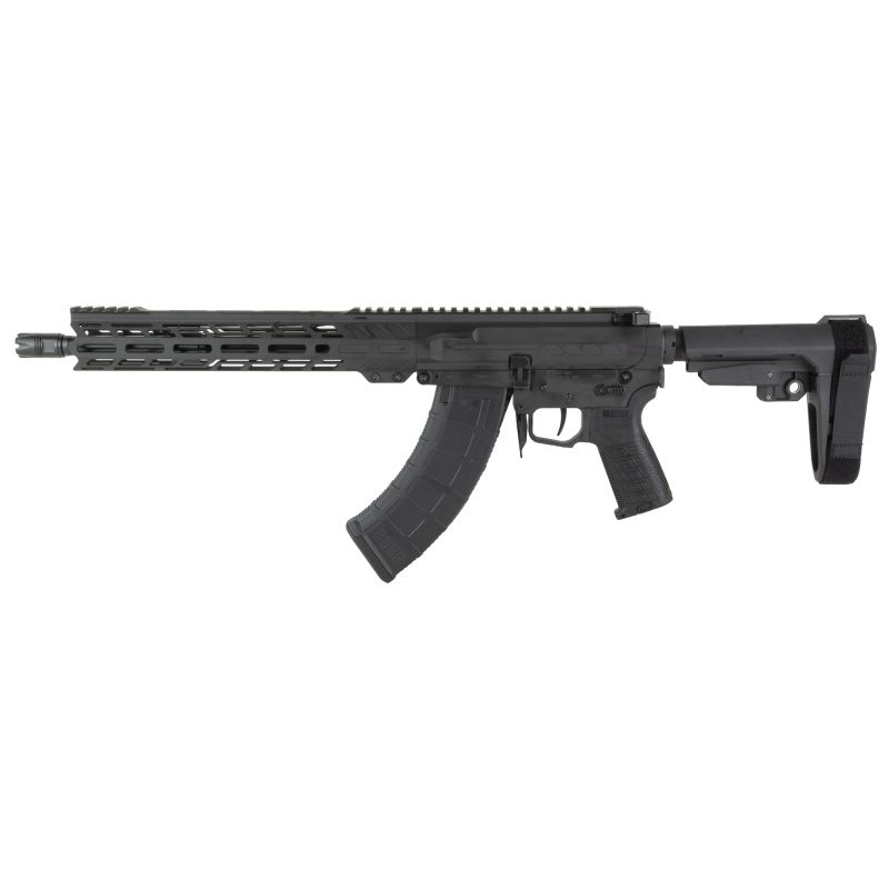 Banshee MK47, Semi-automatic, AR Pistol, 7.62X39, 12.5" Barrel 5/8X24 Thread Pitch, Cerakote Finish, Armor Black, CMMG Pistol Grip, Pistol Stabilizing Brace, Ambidextrous Controls, 30 Rounds, 1 Magazine 76AB60A-AB