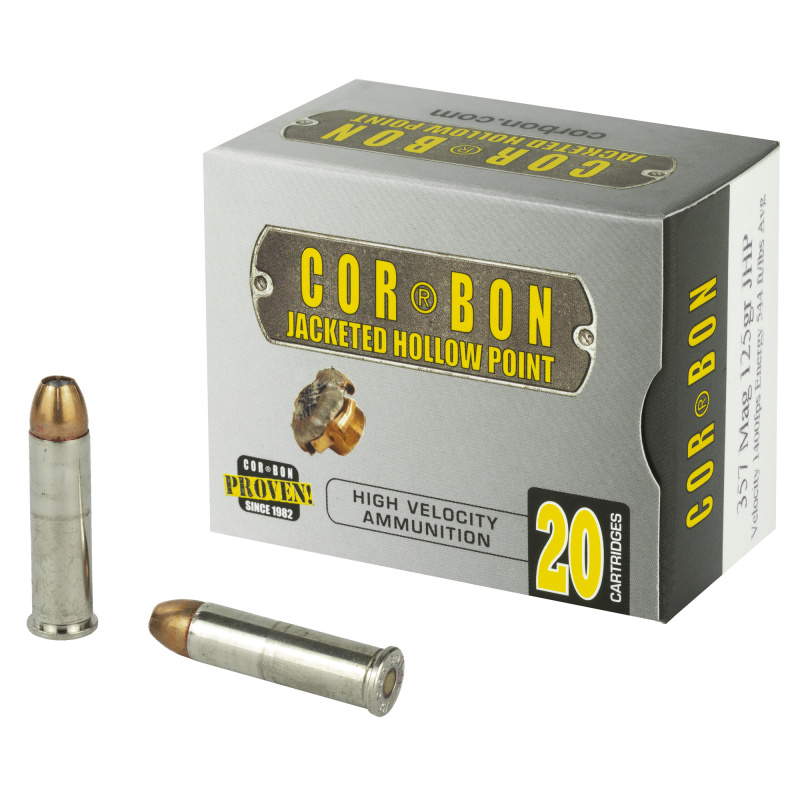 Self Defense .357 Magnum 125 Grain Jacketed Hollow Point 20 Per Box