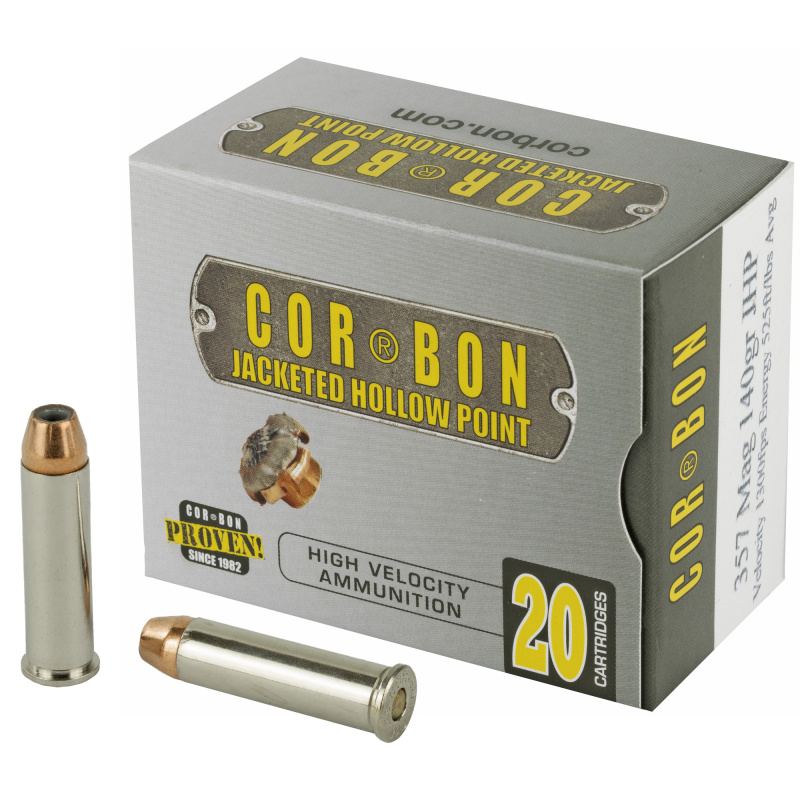 Self Defense, 357MAG, 140 Grain, Jacketed Hollow Point 357140