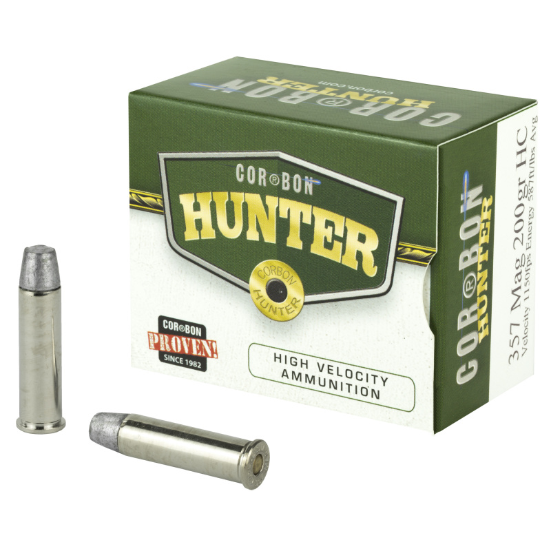 Hunter .357 Magnum 200 Grain Hard Cast 20 Per Box