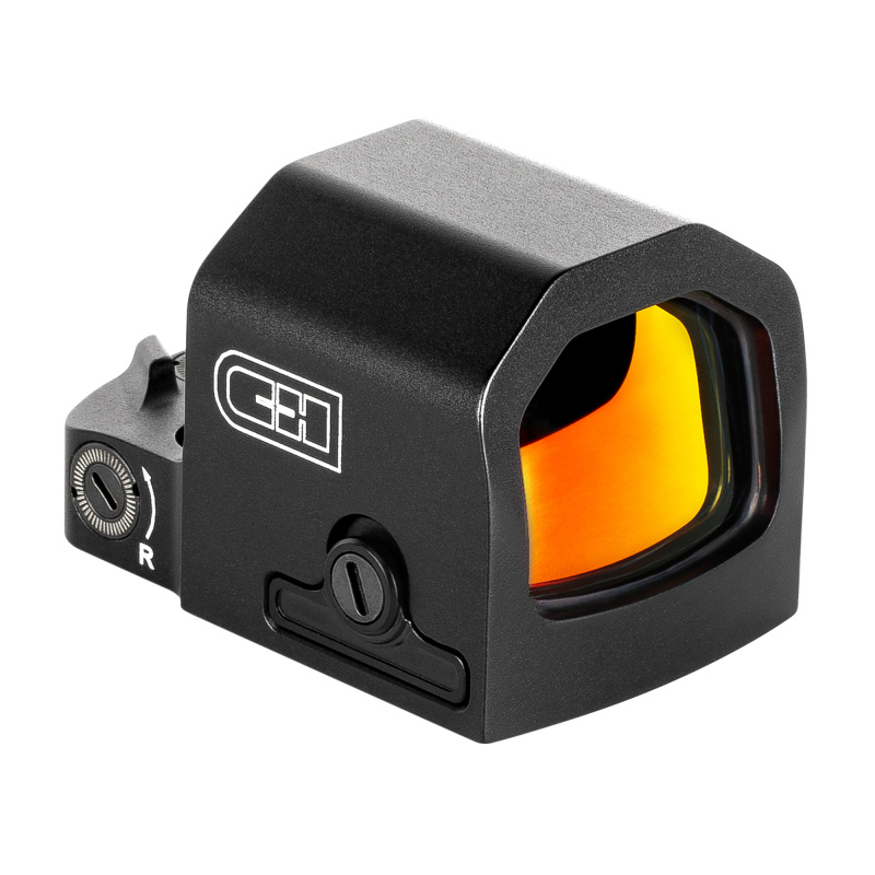 EDC Enclosed, Red Dot Sight, 1X Magnification, 21mm Objective, 34 MOA Circle 2.5 MOA Circle, RMSc Footprint, Black RD-EDC-EN-RD-MR