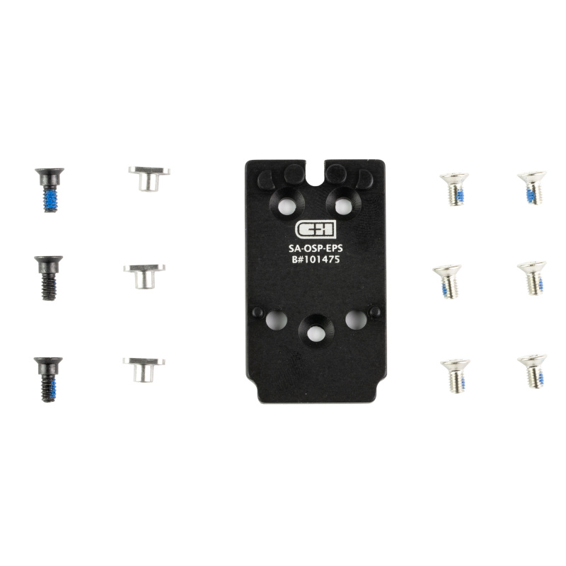 XD OSP, Optic Mounting Plate, Fits Springfield Armory XD to Holosun EPS/EPS Carry/SCS Carry, Anodized Finish, Black SA-OSP-EPS