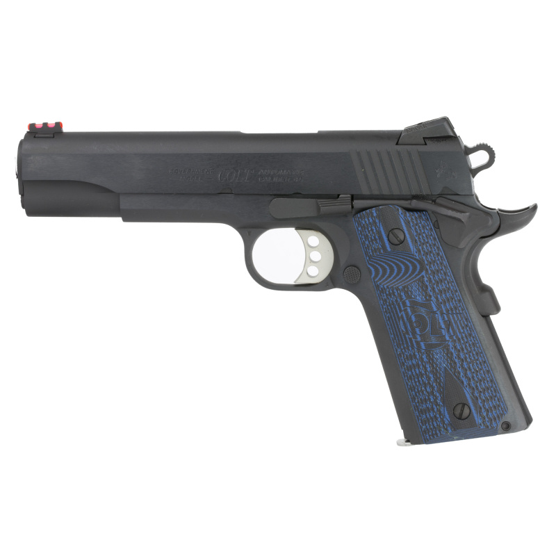 Series 70 Competition Steel .45 ACP 5 Inch Carbon Steel Barrel Blue Finish Novak Sights Carbon Steel Frame Blue Finish G-10 Blue Grips 8 Round