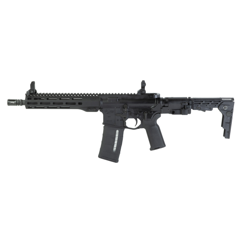 M5 Sub-Compact Weapon, Short Barreled Rifle, AR, .223 Remington/5.56 NATO, 10.3" Chrome-Lined Barrel, Anodized Finish, Black, Magpul K2 Grip, Side-Folding Stock, 30 Rounds, 1 Magazine, Ambidextrous Controls CM556-10H-M5S-SCW-F