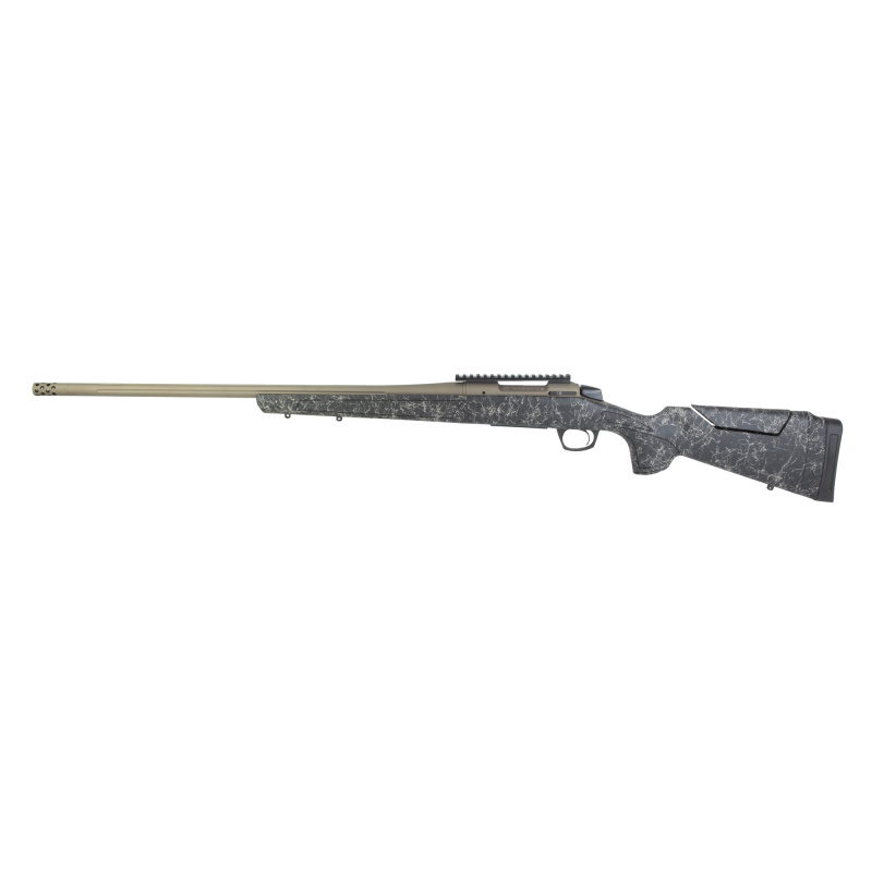 Cascade Long Range Hunter, Bolt Action Rifle, 25 Creedmoor, 24" Threaded Barrel, 5/8X24, Omni Muzzle Brake, Cerakote Finish, Smoked Bronze, Graphite Black Synthetic Stock with Smoked Bronze Web, 4 Rounds CR3952F