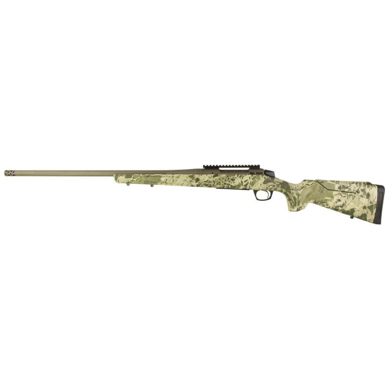 Cascade Long Range Hunter, Bolt Action Rifle, 300 Winchester Magnum, 24" Threaded Barrel, 5/8x24, Cerakote Finish, Smoked Bronze, Synthetic Stock, Realtree Hillside Camo, 20 MOA Picatinny Rail, 1 Magazine, 3 Rounds CR3961