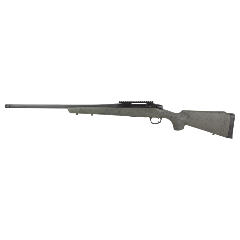 Cascade X-Treme, Bolt Action Rifle, 243 Winchester, 22" Threaded Barrel, 5/8x24, Omni Muzzle Brake, Cerakote Finish, Black, Olive Drab Green Synthetic Stockwith Black Web, 4 Rounds CR3977G