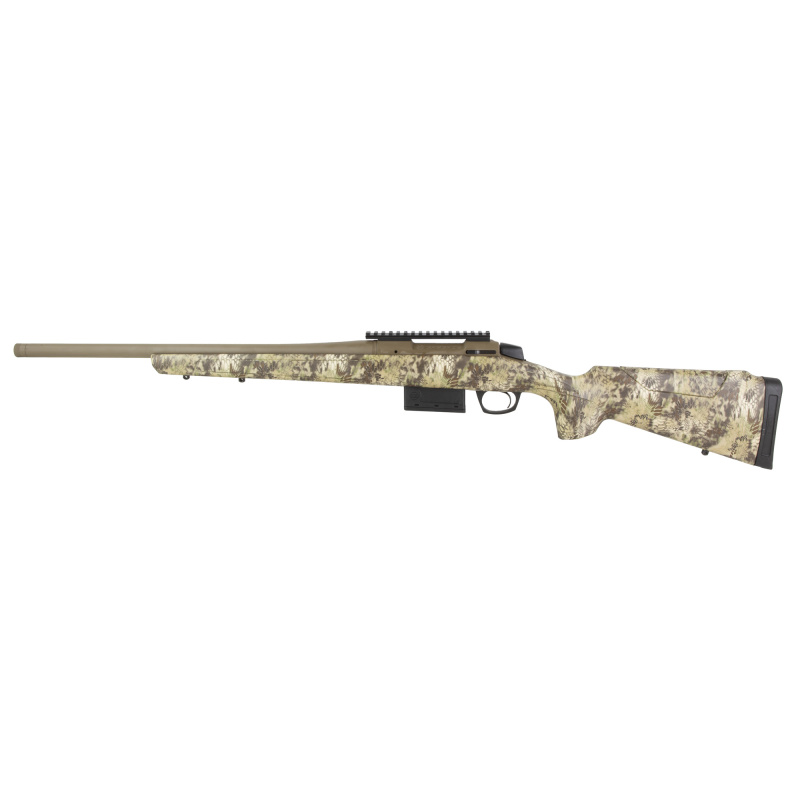 Cascade Varmint Hunter, Bolt Action Rifle, 223 Remington, 20" Threaded Barrel, 5/8x24 Thread Pitch, Cerakote Finish, Flat Dark Earth, Synthetic Kryptek Highlander Stock, 10 Rounds, 1 Magazine CR4051
