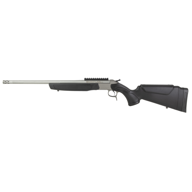 Scout Gen 3 Take-Down, Single Shot Rifle, 223 Remington, 20" Barrel, THreaded 5/8x24, Omni Muzzle Brake, Stainless Steel, Silver, Black Synthetic Stock, 1 Round CR4434S