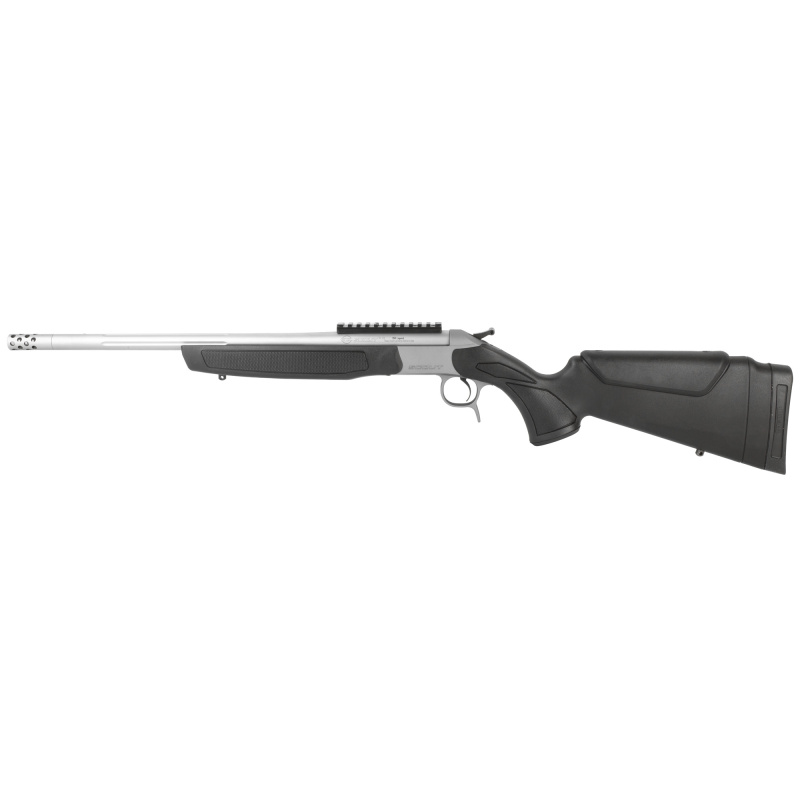 Scout, Take-Down, Single Shot Rifle, 350 Legend, 20" Threaded Barrel, Stainless Steel Finish, Synthetic Stock, Black, Ambidextrous, Scope Rail, Muzzle Brake, 1 Round CR4438S