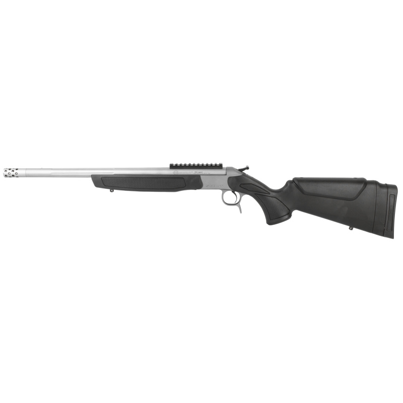 Scout, Take-Down, Single Shot Rifle, 400 Legend, 20" Threaded Barrel, Stainless Steel Finish, Synthetic Stock, Black, Ambidextrous, Scope Rail, Muzzle Brake, 1 Round CR4441S