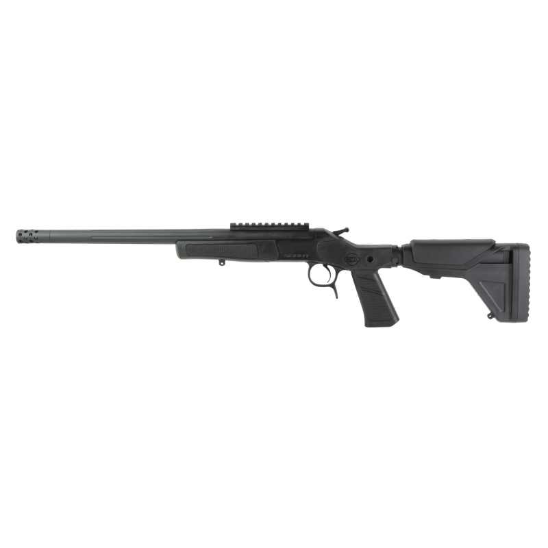 Scout XP SB, Single Shot Rifle, 300 Blackout, 16.5" Barrel, Threaded 5/8x24, Omni Muzzle Brake, Cerakote Finish, Black, Synthetic Furniture, 1 Round CR4446XP