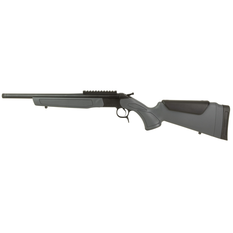 Scout Gen 3, Single Shot Rifle, 338 ARC, 16.5" Threaded Barrel, 5/8x24 Thread Pitch, Matte Finish, Black, Gray Synthetic Furniture, 1 Round CR4447