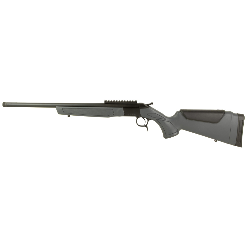 Scout Gen 3, Single Shot Rifle, 22 Creedmoor, 20" Threaded Barrel, 5/8x24 Thread Pitch, Matte Finish, Black, Gray Synthetic Furniture, 1 Round CR4448