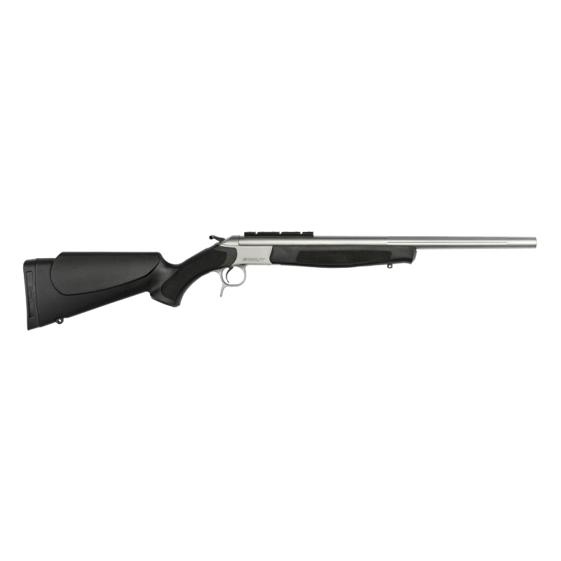 Scout Compact TD .243 Caliber 20 Inch Stainless Steel Barrel Black Composite Stock
