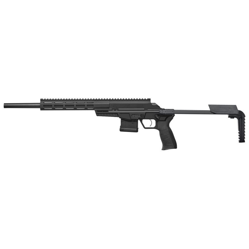 600 Plus Trail, Bolt Action Rifle, 223 Remington, 16.2" Barrel, 1:7 Twist, Threaded 1/2X28, Matte Finish, Black, Adjustable PDW Stock, Free Float M-LOK Handguard, Picatinny Rail Mount, Adjustable Trigger, 2 Position Safety, 10 Rounds, 1 Magazine 07611