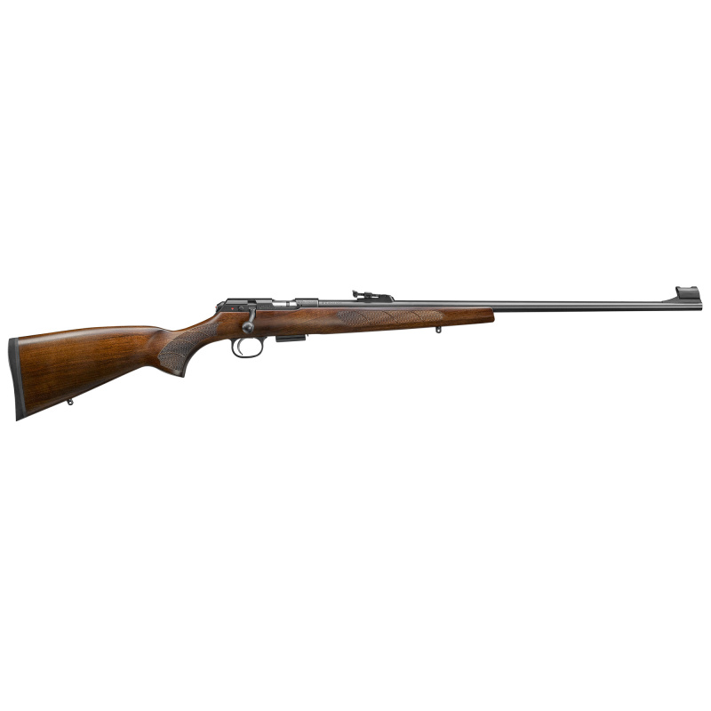 457 Lux, Bolt Action, 17HMR, 20.5" Cold Hammer Forged Barrel, Black Finish, Walnut Stock, 5 Rounds, Adjustable Sights 02303