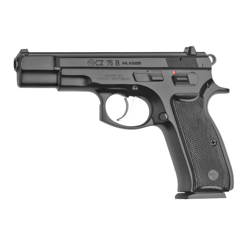 CZ 75B 9mm Luger 4.6 Inch Barrel Black Polycoat Finish 10 Round
